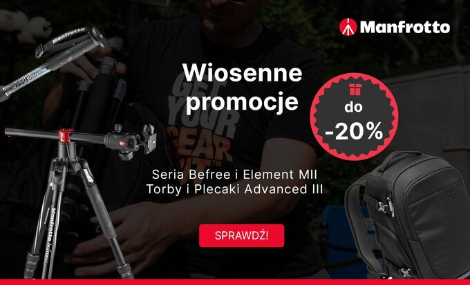 Wiosenne promocje Manfrotto, Lowepro i Joby