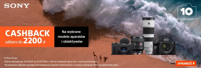 Letni Cashback Sony w sklepie Fotoforma.pl