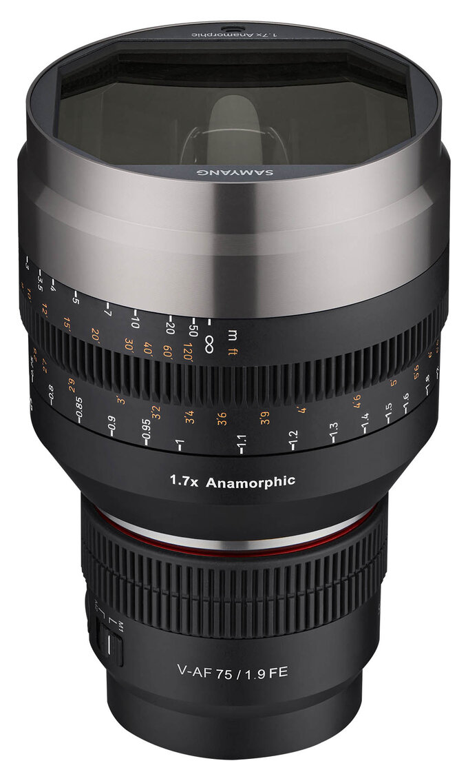 Samyang V-AF 20 mm T1.9 i nowy adapter anamorficzny