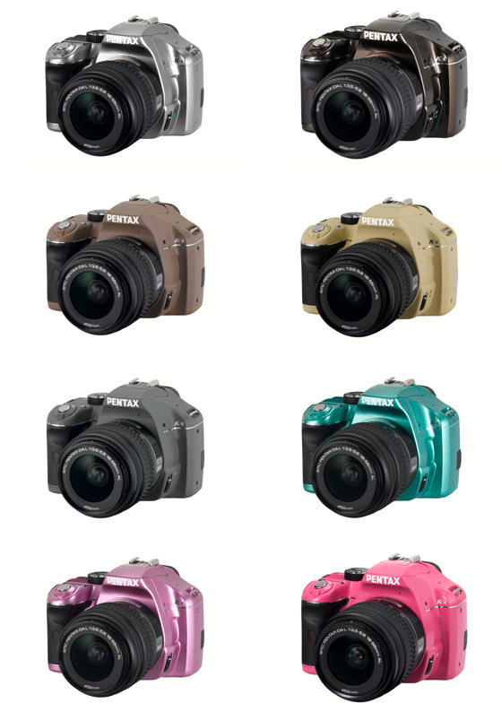 Nowe kolory lustrzanki Pentax K-x