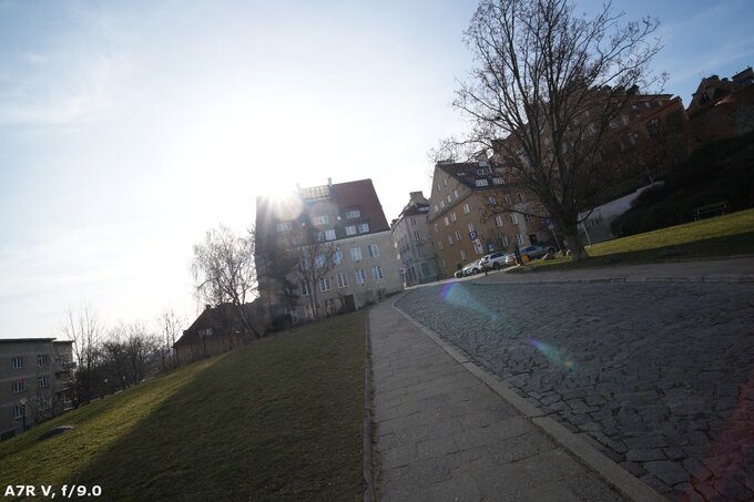 Viltrox AF 16 mm f/1.8 - Odblaski