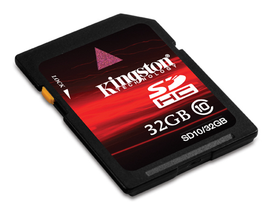 Nowe karty Kingston SDHC klasy 10