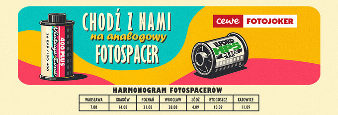 Fotospacery analogowe, dni otwarte i promocje w CEWE FOTOJOKER