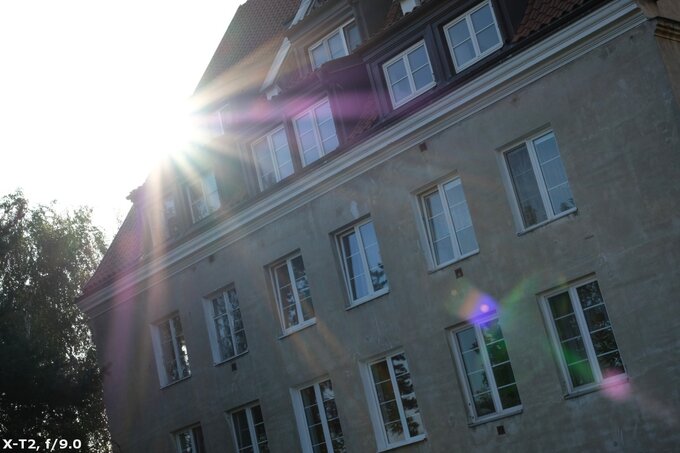 Viltrox AF 35 mm f/1.7 Air - Odblaski