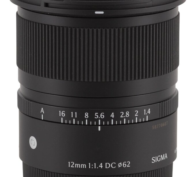 Sigma C 12 mm f/1.4 DC - Budowa i jakość wykonania Sigma C 12 mm f/1.4 DC - Budowa i jakość wykonania
