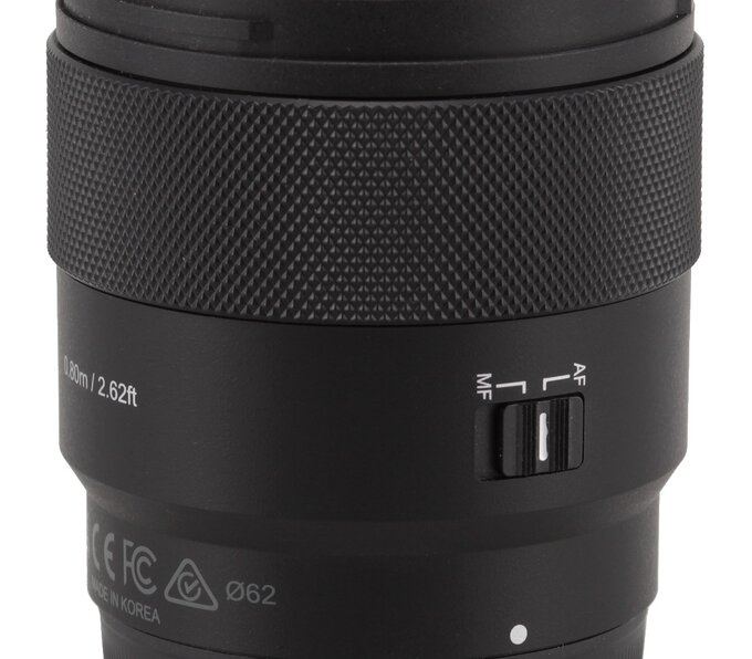 Samyang AF 85 mm f/1.8 P FE - Budowa i jako wykonania