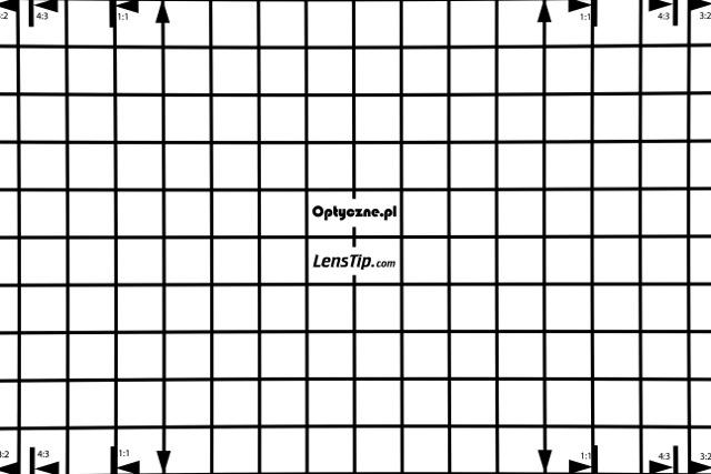 Samyang AF 85 mm f/1.8 P FE - Dystorsja i pole widzenia