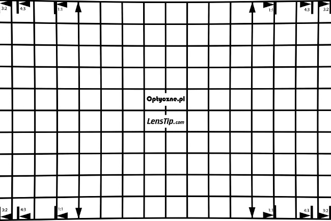 Samyang AF 85 mm f/1.8 P FE - Dystorsja i pole widzenia