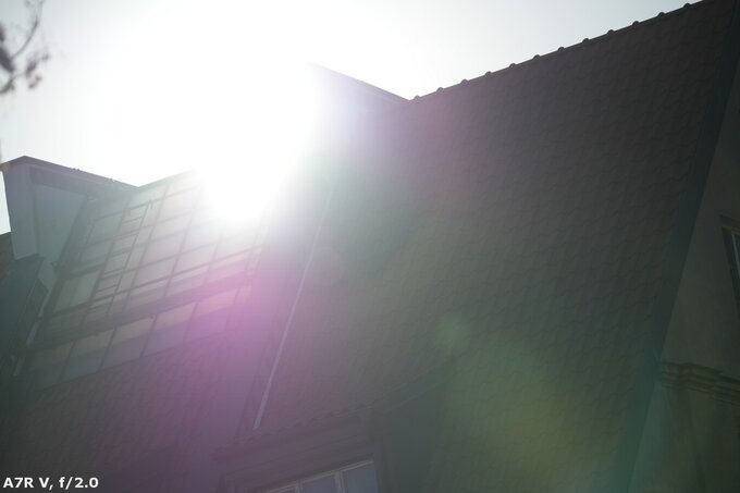 Sigma S 200 mm f/2 DG OS - Odblaski