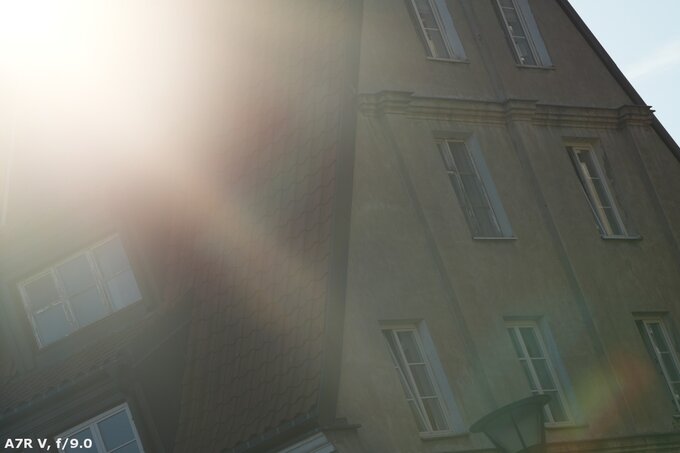 Sigma S 200 mm f/2 DG OS - Odblaski