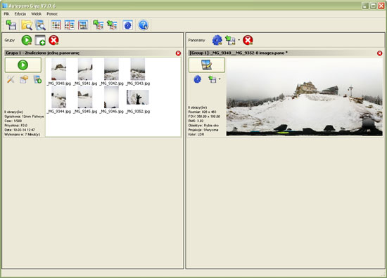 Tworzenie panoram sferycznych - Tworzenie panoram