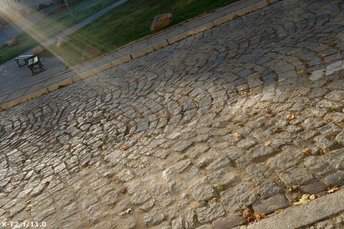 Fujifilm Fujinon XF 23 mm f/2.8 R WR - Odblaski