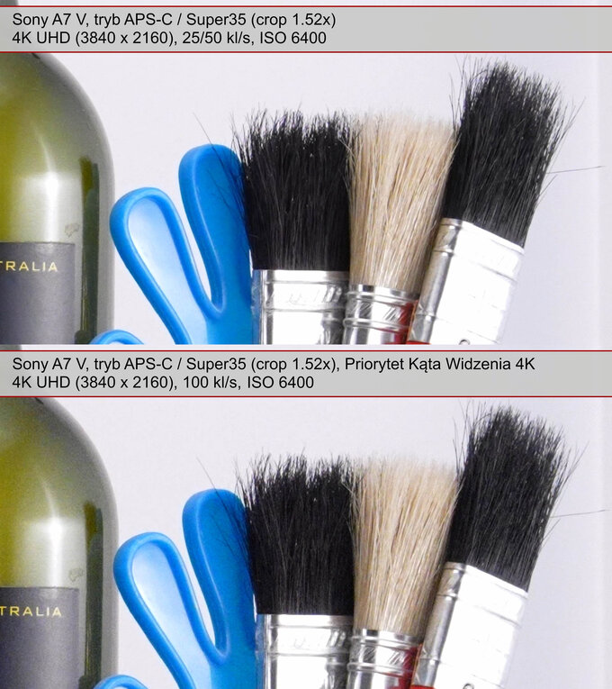 Sony A7 V - test trybu filmowego - Jako obrazu