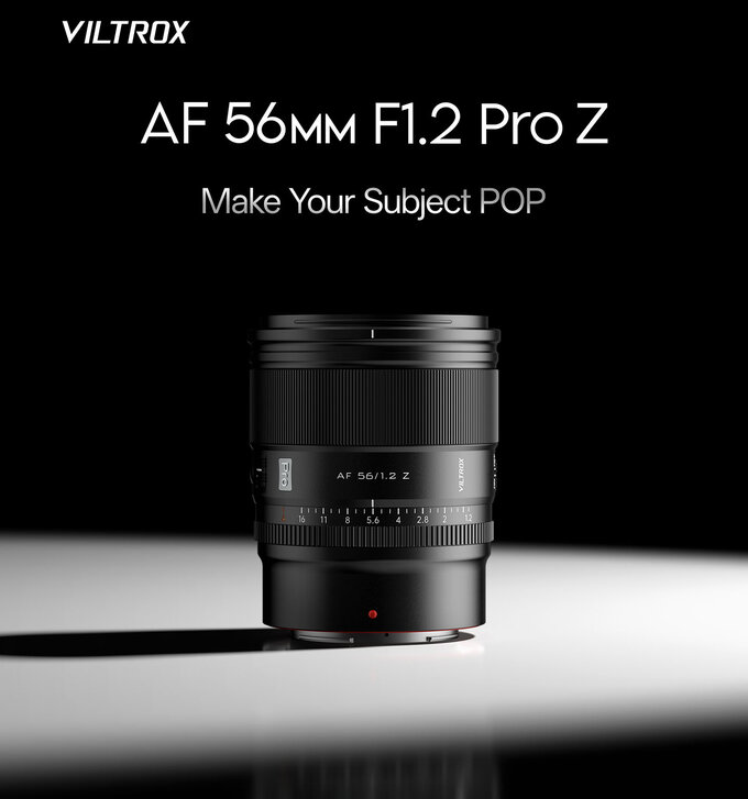 Viltrox AF 56 mm f/1.2 Pro z nowym mocowaniem