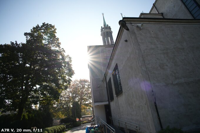 Sigma C 20-200 mm f/3.5-6.3 DG - Odblaski