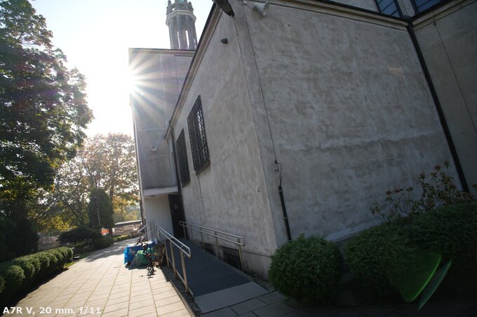 Sigma C 20-200 mm f/3.5-6.3 DG - Odblaski