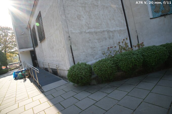 Sigma C 20-200 mm f/3.5-6.3 DG - Odblaski