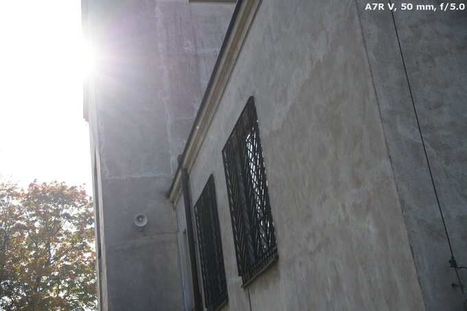 Sigma C 20-200 mm f/3.5-6.3 DG - Odblaski