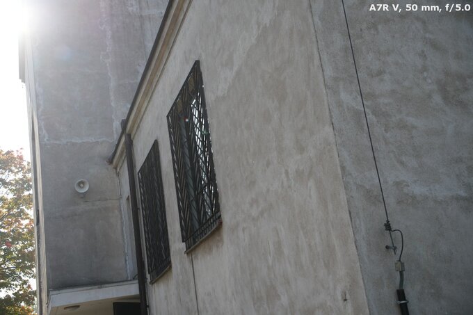 Sigma C 20-200 mm f/3.5-6.3 DG - Odblaski