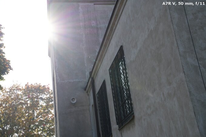 Sigma C 20-200 mm f/3.5-6.3 DG - Odblaski