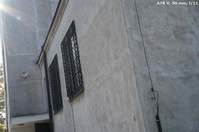 Sigma C 20-200 mm f/3.5-6.3 DG - Odblaski