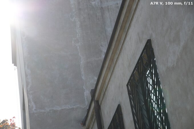 Sigma C 20-200 mm f/3.5-6.3 DG - Odblaski