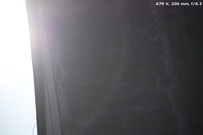 Sigma C 20-200 mm f/3.5-6.3 DG - Odblaski