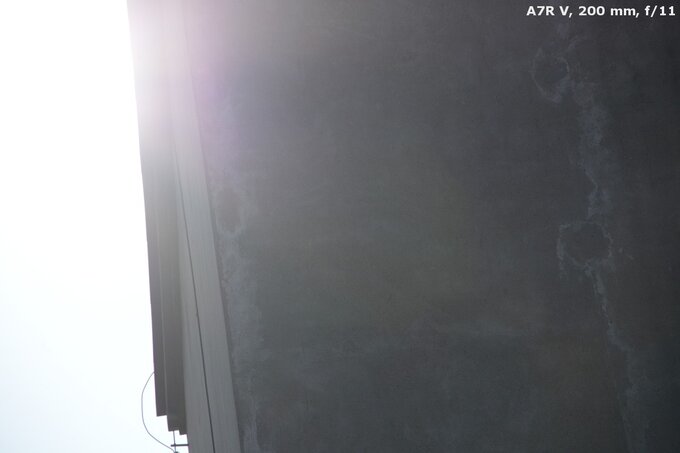 Sigma C 20-200 mm f/3.5-6.3 DG - Odblaski