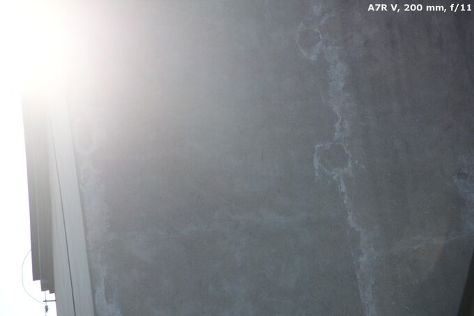 Sigma C 20-200 mm f/3.5-6.3 DG - Odblaski