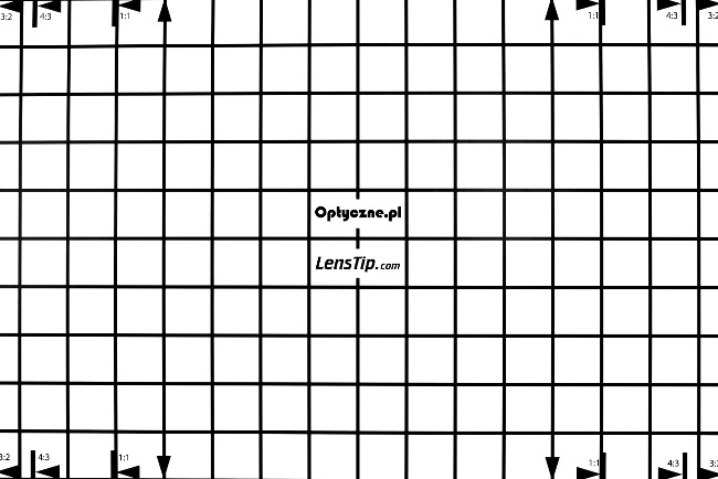 Sigma C 20-200 mm f/3.5-6.3 DG - Dystorsja i pole widzenia