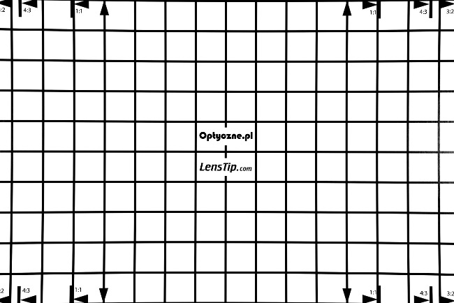 Sigma C 20-200 mm f/3.5-6.3 DG - Dystorsja i pole widzenia