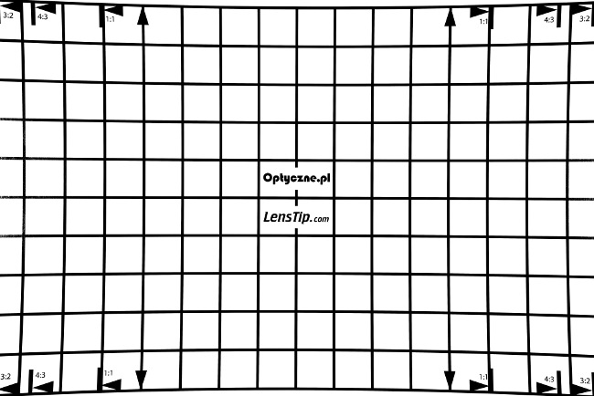 Sigma C 20-200 mm f/3.5-6.3 DG - Dystorsja i pole widzenia