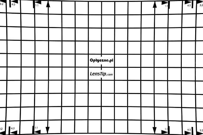 Sigma C 20-200 mm f/3.5-6.3 DG - Dystorsja i pole widzenia