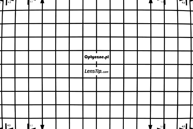 Sigma C 20-200 mm f/3.5-6.3 DG - Dystorsja i pole widzenia