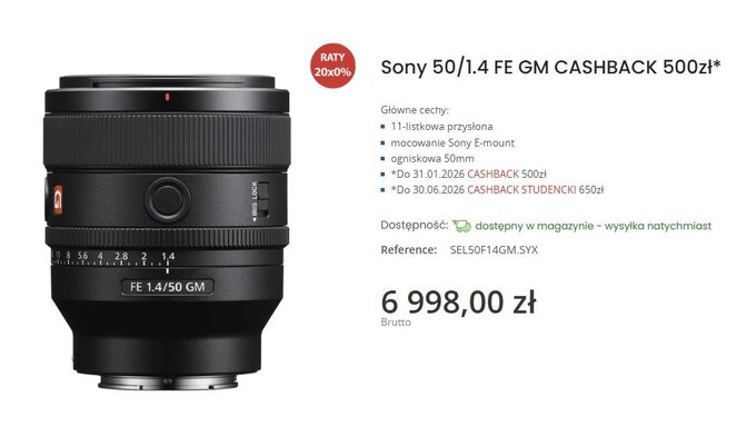 Ostatnie dni Sony Cashback w e-oko.pl Ostatnie dni Sony Cashback w e-oko.pl