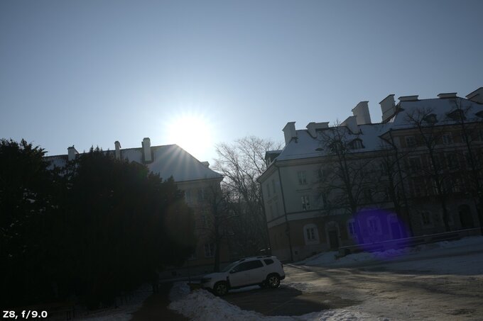 Nikon Nikkor Z 35 mm f/1.2 S - Odblaski