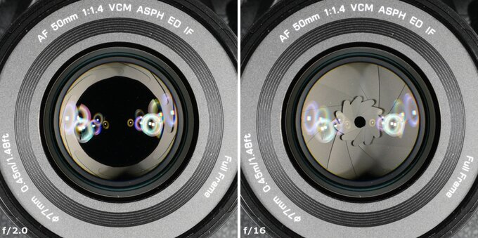 Viltrox AF 50 mm f/1.4 Pro - Realny otw�r wzgl�dny