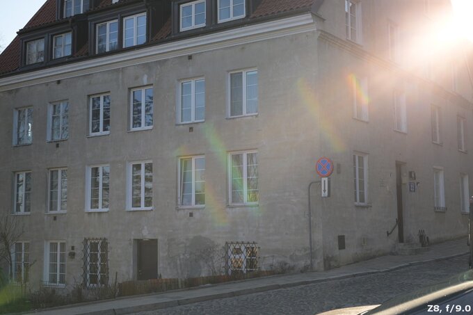 Viltrox AF 50 mm f/1.4 Pro - Odblaski