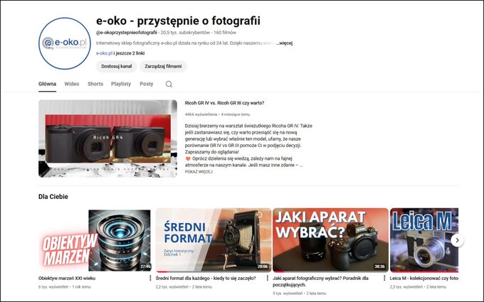 Sklep fotograficzny w Warszawie, kt�ry zmienia zasady gry. Poznaj e-oko.pl - Sklep fotograficzny w Warszawie, kt�ry zmienia zasady gry. Poznaj e-oko.pl