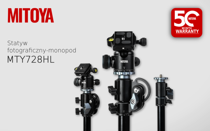 Nowe statywy Mitoya