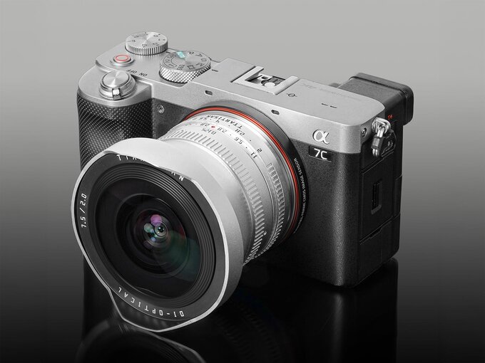 Srebrny TTartisan 7.5 mm f/2 Fisheye