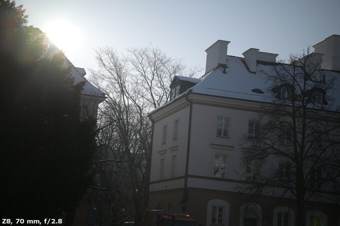 Nikon Nikkor Z 24-70 mm f/2.8 S II - Odblaski