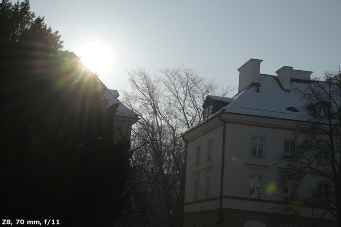 Nikon Nikkor Z 24-70 mm f/2.8 S II - Odblaski