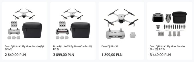 DJI Lito 1 i DJI Lito X1