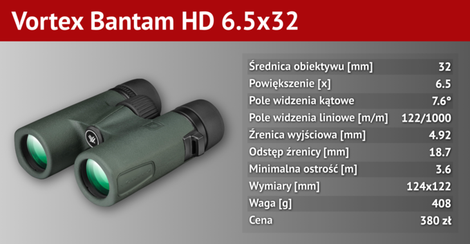 Pierwsza lornetka dla dziecka - edycja 2026 - Vortex Bantam HD 6.5x32