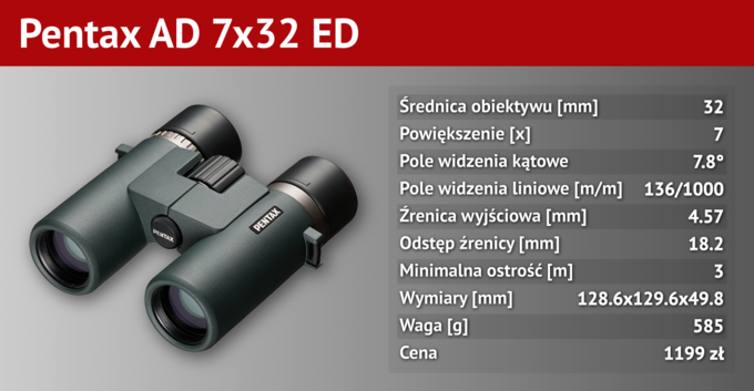 Pierwsza lornetka dla dziecka - edycja 2026 - Pentax AD 7x32 ED Pierwsza lornetka dla dziecka - edycja 2026 - Pentax AD 7x32 ED