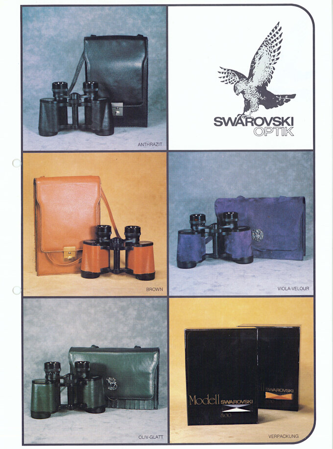 Legendarne lornetki - Swarovski Habicht 8x30 - Lata 1962-1983