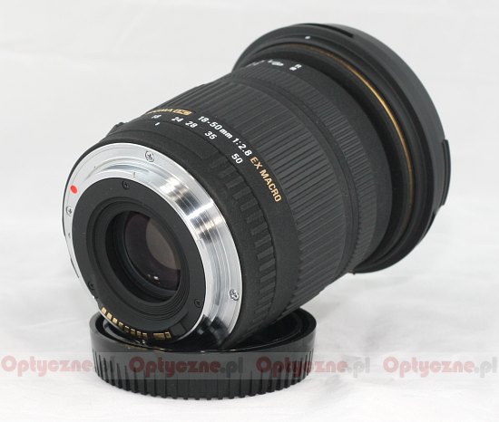 Sigma 18-50 mm f/2.8 EX DC Macro - Budowa i jakość wykonania Sigma 18-50 mm f/2.8 EX DC Macro - Budowa i jakość wykonania