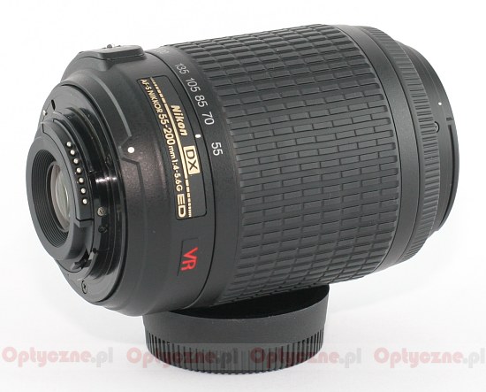 Nikon Nikkor AF-S DX 55-200 mm f/4-5.6G IF-ED VR - Budowa, jako wykonania i stabilizacja