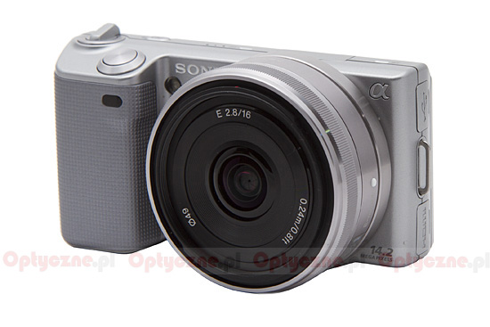 Sony E 16 mm f/2.8 - Wstp